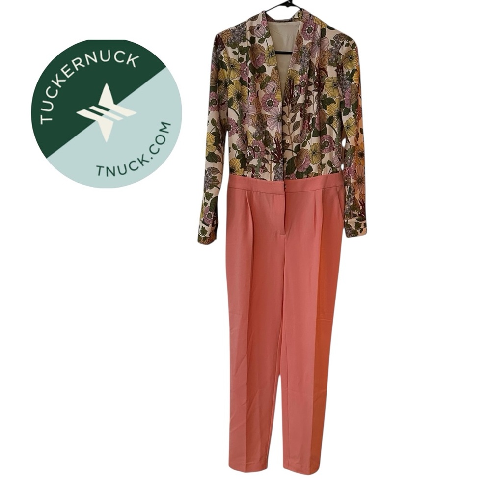 Tuckernuck Adalie Wildflower Fields Jumpsuit NWT SZ 4